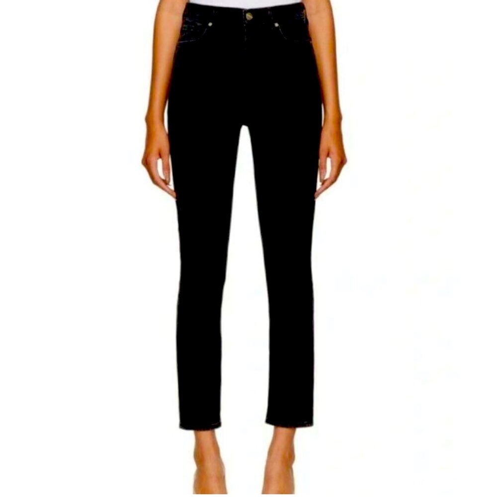 Goldsign NWT High Rise Slim Fit in “Used Black”
